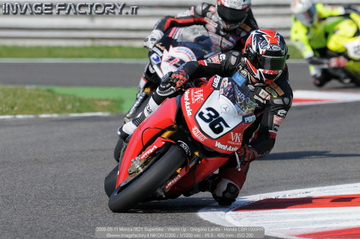 2008-05-11 Monza 0621 Superbike - Warm Up - Gregorio Lavilla - Honda CBR1000RR